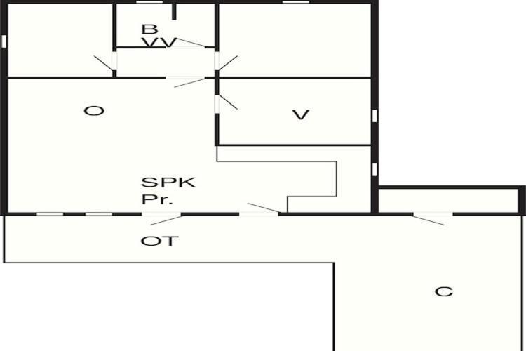 6 Person Holiday Home In B Rkop 宝可波 外观 照片